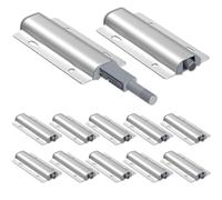 Riisoyu 12 abridores de puerta de armario con muelles, cierres magnéticos para puertas, muebles, cajones, abridor a presión, abridor de puerta