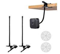 Riisoyu 2 soportes flexibles de metal con 2 soportes universales para cámara Blink Mini para EufyCam 1/2/EufyCam E Eufy Cam 2C/2C Pro/3/3C para cámara de exterior e interior
