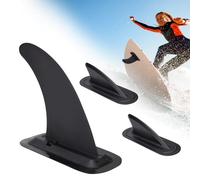 Riisoyu 3 aletas universales para tabla de surf de 9 pulgadas, aletas centrales desmontables, aletas reforzadas para tabla de surf, tabla de surf, tabla de surf, longboard