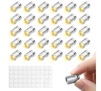 Riisoyu 30 Piezas Mini Luces LED, blanco cálido Luces LED PequeñAs Mini luces led a Pilas Miniluces EléCtricas para DecoracióN de Fiestas Manualidades vitrinas juguetes y Casa de Muñecas