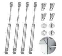 Riisoyu 4 muelles hidráulicos de gas, 100 Nm/10 kg, muelle de presión de gas, herrajes de compresión, cofres, bisagras para puertas de muebles, puertas de armarios de cocina, puertas de armarios