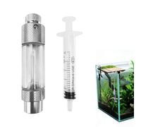Riisoyu CO2 Contador De Burbujas, Regulador del Difusor del Acuario con Válvula de Retención y Agregador de Agua para Ver la cantidad de Gas CO2 Accesorios de la Bomba de Aire del Acuario