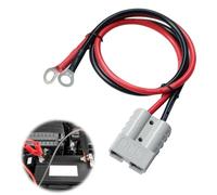 Riisoyu Conector de Batería 50A 600V, Enchufe del Conector de Desconexión de Conexión Rápida de la Batería con 10AWG 50cm para Autocaravanas Tractores Carretillas Elevadoras