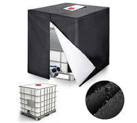 Riisoyu Cubierta para Depósito de Agua, Funda Protectora Contenedores IBC Resistente al Polvo Protección Contra Los Rayos UV Adecuada para Depósito de Depósito de 1000 L(120 x 100 x 116 cm)
