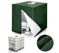 Riisoyu Cubierta para Depósito de Agua, Funda Protectora Contenedores IBC Resistente al Polvo Protección Contra Los Rayos UV Adecuada para Depósito de Depósito de 1000 L, Verde