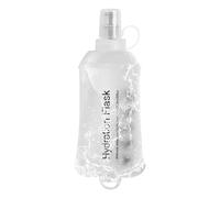 Riisoyu Frasco suave, 250ml Termo suave transparente con textura esmerilada Termo de hidratación plegable de TPU botella de agua plegable suave para senderismo, ciclismo, escalada, al aire libre