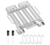 Riisoyu Generador de humo frío, Generador de humo frío de acero inoxidable Reutilizable Generador de Humo Frío redondo Generador de Humo Frío de Acero Inoxidable para Barbacoa, 22,5x22,5x4,5cm