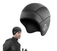 Riisoyu Gorro Ciclismo Invierno, Resistente al Viento Térmico Gorros para Casco de Bicicleta Compatible con Gafas Gorro Invierno Forro de Casco para Deportes al Aire Libre Esquiar Montar Motocicleta