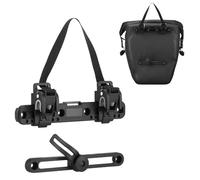 Riisoyu Hebilla de Bolsillo Lateral para Bicicleta, Hebilla Lateral Ajustable para Bicicleta 360 Grados de rotación de Bicicleta Bolsa de fijación de Hebilla Equipo Hebilla para Bolsa Bicicleta