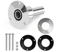 Riisoyu Hull Exhaust Accessory, 22 MM Straight Inoxidable Calentador Calefacción Diesel Thru Casco De Escape, Through Helmet Exhaust Para Barcos, Marinos, Coches, Camiones