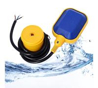 Riisoyu Interruptor Flotante, 3 M Cable Controlador de Nivel de Agua del Interruptor de Flotador Nivel de Agua Sensor Float Switch Líquido Controlador para Tanque de Agua Bomba de Sumidero