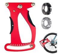 Riisoyu Medidor de Tensión de Radios, Preciso Tensiómetro de Radios de Bicicleta con 2 Llave Radios Bicicleta Herramienta de Medidor de Tensión de Radios para Todos los radios