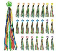 Riisoyu Pelotas Saltarinas para niños, 24 Piezas Pelotas de Rebote mini Pelotas de Goma de Juguete con Cinta Color Pelotas Saltarinas con Cinta de Color para Fiestas Infantiles Y CumpleañOs