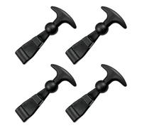 Riisoyu Soporte Elástico para Capó de Goma, 4 Piezas Cierre de Campana con Mango en T Flexible Cierres Capó Remolque Capó de Goma para Capó de Goma para Cajas Remolque Auto