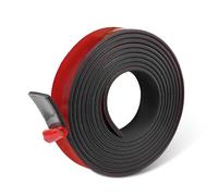 Riisoyu Tiras Goma Neopreno, 3.2m x 25mm x 3mm Lámina Rollo Autoadhesivas Plancha Caucho Adhesivo Bricolaje Goma Placa Reverso Sellado Acolchado Reducción Vibración Estera para Juntas Antivibración