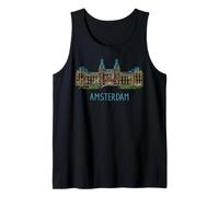 Rijksmuseum Amsterdam Países Bajos Viaje Souvenir City Gift Camiseta sin Mangas