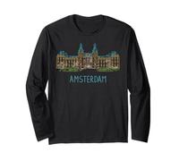 Rijksmuseum Amsterdam Países Bajos Viaje Souvenir City Gift Manga Larga