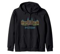 Rijksmuseum Amsterdam Países Bajos Viaje Souvenir City Gift Sudadera con Capucha