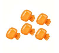 RIJPEX Toothbrush Protector Cap,Travel Toothbrush Storage Clip, Portable Plastic Toothbrush Box (I,Five)