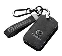 RIKCAT Coche Funda para Llave para Mazda CX-50 CX-60 2022 2023, Funda Carcasa Llave Cuero Carcasa Remota Cover de Mando Carcasa Llave Protectora Accesorio,A