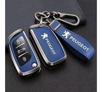 RIKCAT Coche Funda para Llave para Peugeot 508 2010-2023, Funda Carcasa Llave Metal Carcasa Remota Cover de Mando Carcasa Llave Protectora Accesorio,B-1