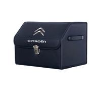 RIKCAT Coche Organizador de Maletero para Citroen C-Elysee, Almacenamiento Caja Almacenaje Bolsa Maletero Cuero Impermeable Bolsa Organizadora para el Maletero Interior Accesorios,A-S