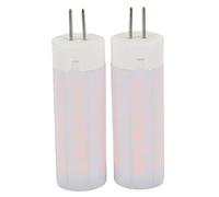 RIKEL 2 Piezas 3W 230 G4 Led Luces De Maíz 36 Smd 2835 Efecto De Llama Blanco Cálido Dc 12V (Blanco Cálido, Dc12V)