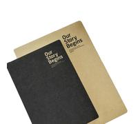 RIKIHOE 2PC-B5 blank thickened design manual book outdoor portable personalized notebook -A5