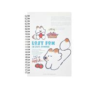 RIKIHOE 4PC-B5/A5 small D summer coil This student's horizontal homework notebook -A5 style II