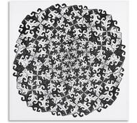 Rikin Liuff División de M.C. Escher Póster e impresiones Arte mural abstracto M.C. Escher Pintura en lienzo para oficina Decoración mural de casa 50x50cmx1 sin marco