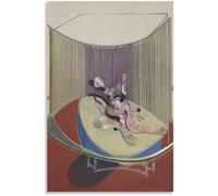 Rikin Liuff Figura acostada de Francis Bacon Póster y grabados Francis Bacon Arte de pared abstracto Pintura retro en lienzo para decoración de cuadros para el hogar 40x60cm Sin marco