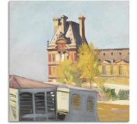 Rikin Liuff Leer Pavillon De Flore de Edward Hopper Póster e impresiones Arte de pared vintage Edward Hopper Pintura Lienzo para decoración de cuadros para el hogar 40x40cm Sin marco