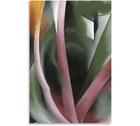Rikin Liuff Póster e impresiones de Georgia O'Keeffe Arte mural de abedul y pino de Georgia O'Keeffe Pintura estética para decoración mural 40x55cmx1 sin marco