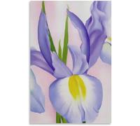 Rikin Liuff Póster e impresiones de Georgia O'Keeffe Arte mural de lienzo de lienzo lavanda de Georgia O'Keeffe Pintura estética para decoración mural de 40x55cm sin marco