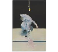 Rikin Liuff Sin título de Francis Bacon Póster e impresiones Francis Bacon Arte de pared abstracto Pintura de lienzo retro para decoración de pared de hogar 40x60cm Sin marco