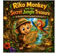 Riko Monkey and the Secret Jungle Treasure: A Colourful Picture Storybooks for Kids Ages 3-7