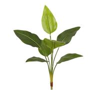 Rikyo Planta artificial de plátano artificial realista de 30 pulgadas con 7 troncos, hojas verdes, plantas tropicales falsas, palmera grande para cocina, fiesta, arreglo floral, planta de piso