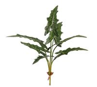 Rikyo Plantas falsas de 29 pulgadas de alto, hojas de taro realistas con 7 troncos, hojas verdes, plantas tropicales falsas, palmera grande para cocina, fiesta, arreglo floral, decoración de