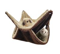 Rilassan - Hamaca para hámsters colgantes cálidos, hamaca para mascotas, pequeña casa colgante de algodón lavable, cálida para chinchilla para enriquecer pequeños conejitos de interior