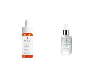 Rilastil Intense C Gel Sérum Iluminador y Revitalizante, Con Vitamina C y Ácido Hialurónico 30 Ml + Hydrotenseur Sérum Reestructurante y Antiarrugas con Ácido Hialurónico, 30 ml