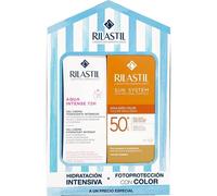 Rilastil Pack Aqua Intense 72h Gel-Crema 40 ml + Sun System Emulsión Solar Facial Color SPF50+ 40 ml