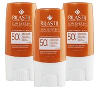 Rilastil Sun System Stick Solar Transparente Zonas Sensibles SPF50+ 3x8,5 g