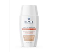 Rilastil Sun System Ultra 100-Protector Solar SPF50+ con Color, Fotoprotector Facial para Pieles Muy Sensibles, Resistente al Agua y Muy Alta Fotoprotección - 50 ml