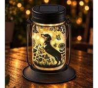 Riletese Linterna solar Dachshund, regalos para perros salchicha, luz de | Regalos de cumpleaños para el Día de la Madre, Navidad para los amantes de los perros salchicha, mamá, abuela, conmemorativo