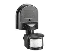 Rilevatore Di Movimento- Rotazione 180° Impermeabile Montaggio A Parete | 21x8,8 Cm Sensore Infrarosso per Il Corpo Umano | per Interni Ed Esterni, Bagno, Cortile, Garage, Ingresso