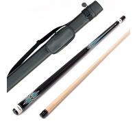 Riley Centurion American - Taco de billar con agarre de piel sintética, sección 58 (147 cm), punta de 13 mm, completo con funda rígida (P6C)