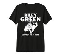 Riley Green Cowboy como se Pone Caballo Camiseta Premium