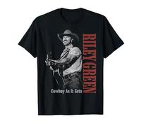 Riley Green Cowboy Guitarra Camiseta