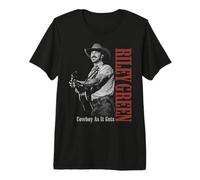 Riley Green Cowboy Guitarra Camiseta Premium