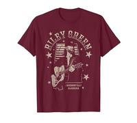 Riley Green Jacksonville Alabama Country Music Artist Camiseta, Hombre, Granate, M